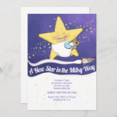 Congratulation New Baby Flat Announcement Card Aankondiging (Voorkant / Achterkant)