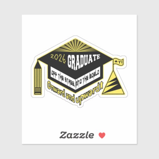 Congratulations, 2026 Graduate! Sticker (Vel)