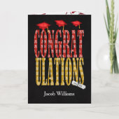 Congratulations 2026 Graduation  Kaart (Voorkant)