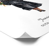 Congratulations African American Female Graduate Poster (Hoek)