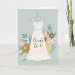 Congratulations Bridal Shower Greeting Kaart