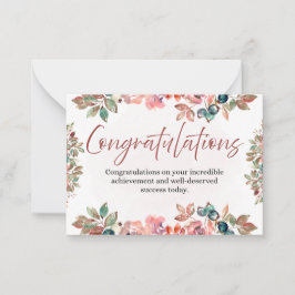 Congratulations Celebration Invitation Card Notitiekaartje