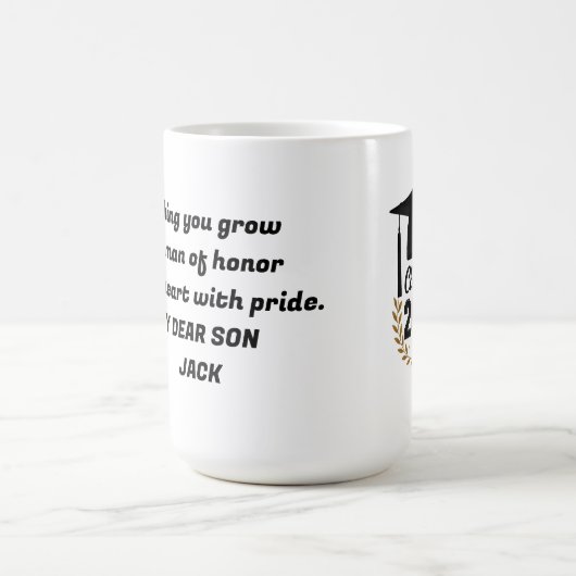 Congratulations class of 2025 magische mok (Midden)