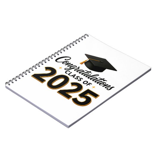 Congratulations Class of 2025 Notitieboek (Linkerzijde)