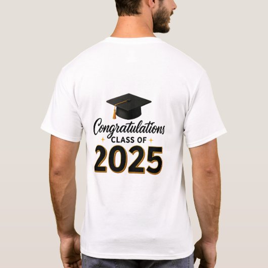 Congratulations Class of 2025 T-shirt (Achterkant)