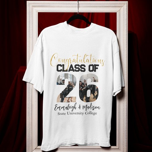 Congratulations Class of 2026 Photo Best Friends Tri-Blend Shirt