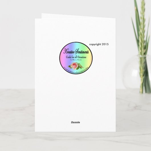 Congratulations Cruise Ship Wedding Greeting Kaart (Achterkant)