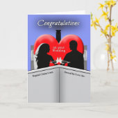 Congratulations Cruise Ship Wedding Greeting Kaart (Gele Bloem)