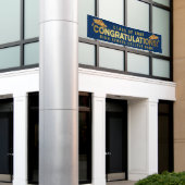 CONGRATULATIONS Custom School Afstuderen Ceremony Spandoek (Buitenkant Gebouw)