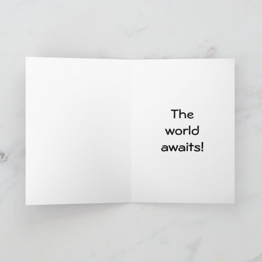 CONGRATULATIONS=ENJOING DE RIDE KAART (Binnen)