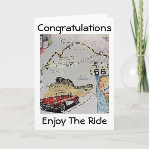 CONGRATULATIONS=ENJOING DE RIDE KAART