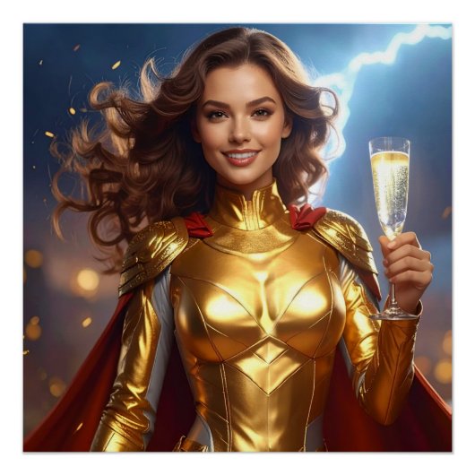 Congratulations for Birthday or Anniversary Perfect Poster (Voorkant)