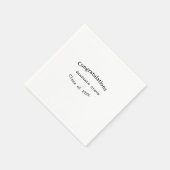 Congratulations graduate name class of 20XX type w Servet (Hoek)