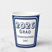 Congratulations Graduate Paper Cup Papieren Bekers (Voorkant)