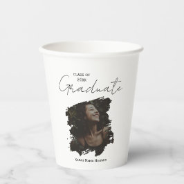 Congratulations Graduation Customizable Photo Text Papieren Bekers