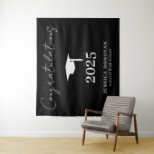 Congratulations Graduation Photo Booth Wandkleed (In situ)