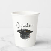 Congratulations Graduation Themed Celebration Papieren Bekers (Voorkant)