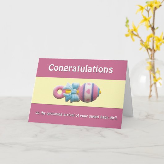 Congratulations Kaart (Gele Bloem)