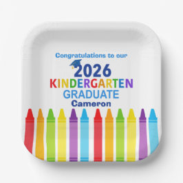 Congratulations Kindergarten Graduate Custom Party Papieren Bordje