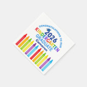 Congratulations Kindergarten Graduate Custom Party Servet (Hoek)