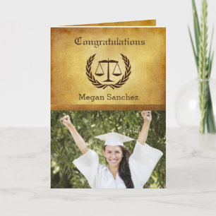 Congratulations Law School Graduate Kaart