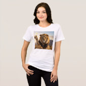 Congratulations Lion Tri-Blend Shirt (Voorkant volledig)