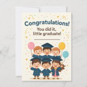 Congratulations Little Graduate Card (Voorkant)