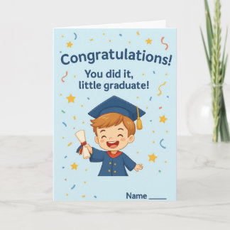 Congratulations Little Graduate – Kids Graduation  Bedankkaart