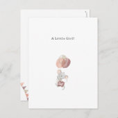 Congratulations Little Mouse New Baby Birth Card Briefkaart (Voorkant / Achterkant)