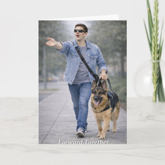 Congratulations on Graduating Your Guide Dog Team Kaart (Voorkant)