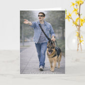 Congratulations on Graduating Your Guide Dog Team Kaart (Gele Bloem)