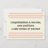 Congratulations On Pregnancy, w. Sample Text, Card (Voorkant)