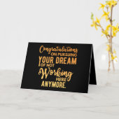 Congratulations on Pursuing Your Dream Kaart (Gele Bloem)