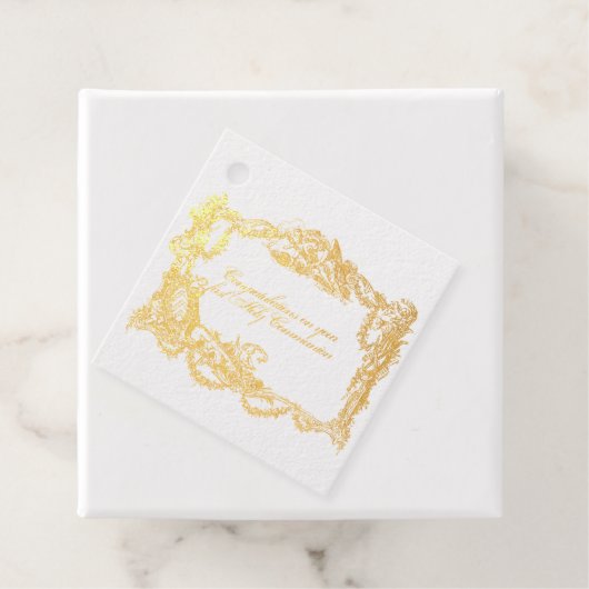 Congratulations on your first Holy Communion Bedankjes Labels (Met doos)