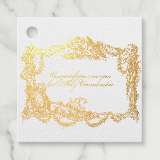 Congratulations on your first Holy Communion Bedankjes Labels (Voorkant)