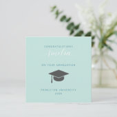 congratulations on your graduation card kaart (Staand voorkant)