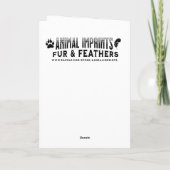 Congratulations on your New Beagle Kaart (Achterkant)