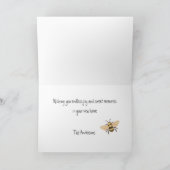 Congratulations on your New Hive | New House Card Kaart (Binnen)