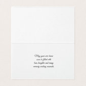 Congratulations on Your New Home Card Kaart (Binnenkant ongevouwen)