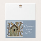 Congratulations on Your New Home Card Kaart (Buitenkant ongevouwen)