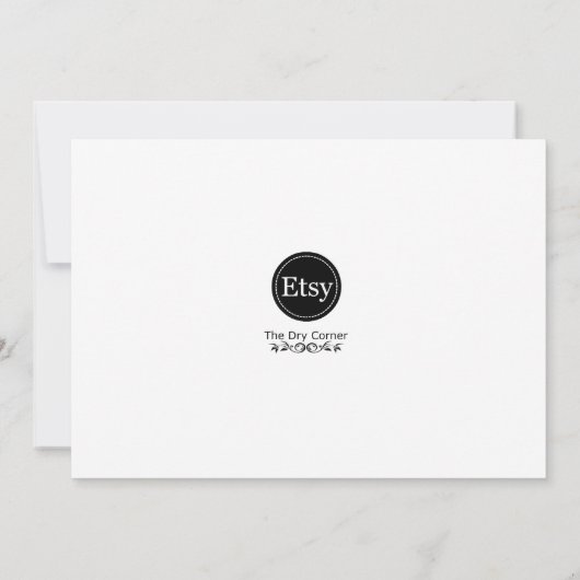 Congratulations on Your Theater Opening Night Bedankkaart (Achterkant)