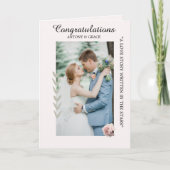Congratulations on Your Wedding – cards Kaart (Voorkant)