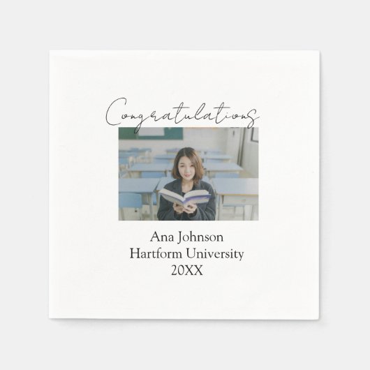 Congratulations photo graduate name university yea servet (Voorkant)