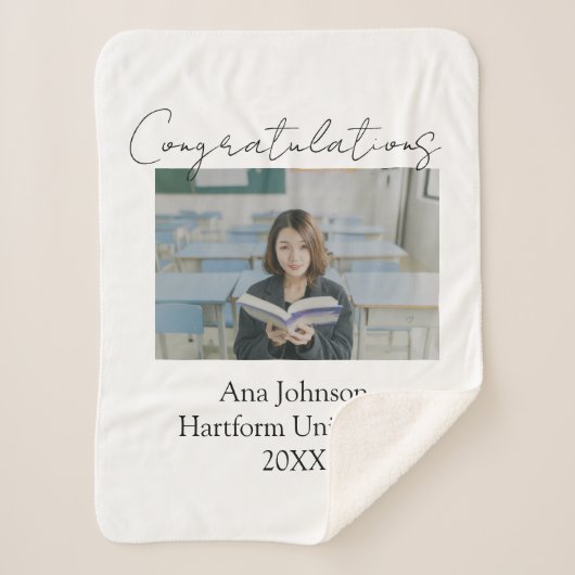 Congratulations photo graduate name university yea sherpa deken (Voorkant)