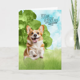 Congratulations reBARKable Welsh Corgi Dog Kaart