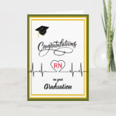 Congratulations to Nurse on their Graduation Kaart (Voorkant)