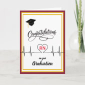 Congratulations to Nurse on their Graduation Kaart (Voorkant)