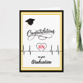 Congratulations to Nurse on their Graduation Kaart (Voorkant)