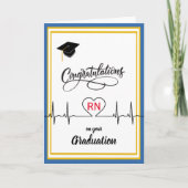 Congratulations to Nurse on their Graduation Kaart (Voorkant)