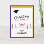 Congratulations to Nurse on their Graduation Kaart (Voorkant)